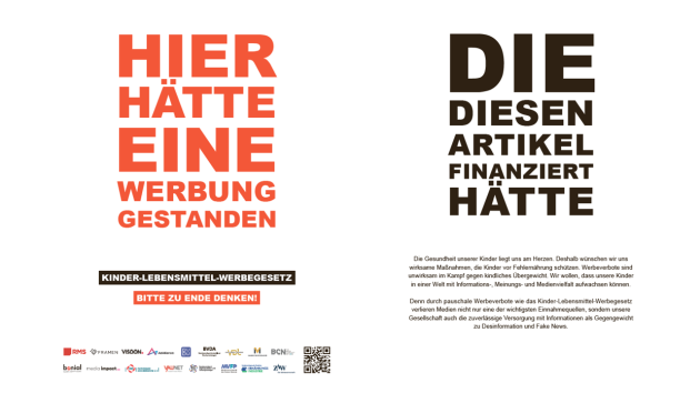 Verbände starten gemeinsame Kampagne gegen Kinder-Lebensmittel-Werbegesetz -